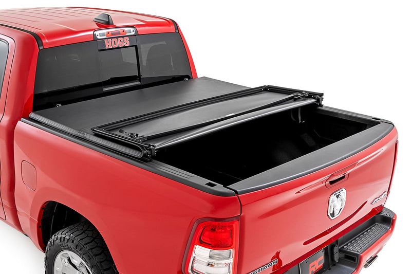 Soft Tri-Fold Bed Cover | 5'7" Bed | Ram 1500 (19-26)/1500 TRX (21-24) 