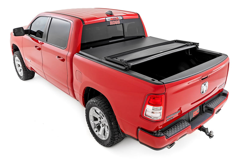 Soft Tri-Fold Bed Cover | 5'7" Bed | Ram 1500 (19-26)/1500 TRX (21-24) 
