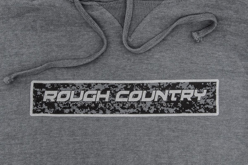 Rough Country Hoodie | Digital | Grey | 3XL