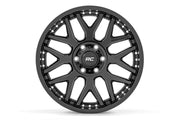 Rough Country 95 Series Wheel | One-Piece | Gloss Black | 22x10 | 6x135 | -19mm