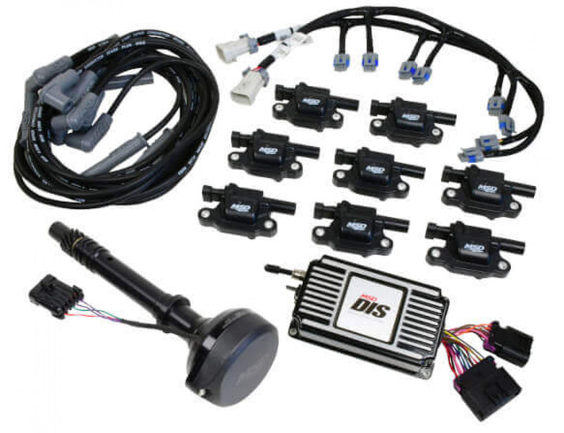 MSD DIS Direct Ignition System Kit - Black