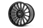 Rough Country 97 Series Wheel | One-Piece | Gloss Black | 20x10 | 8x170 | -19mm