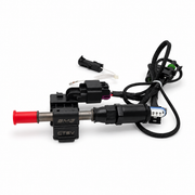 Alternate assembled view of the SMG CTS-V3 LT4 flex fuel kit V3 on a white background