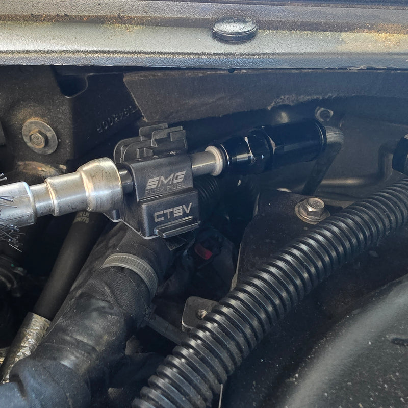SMG CTS-V3 LT4 flex fuel kit V3 installed in the engine bay