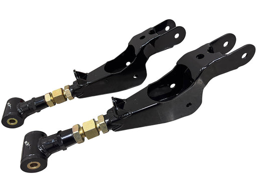 Black adjustable rear lower control-arm pair, 33-1036-BK, for the listed Camaro, G8 and SS applications.
