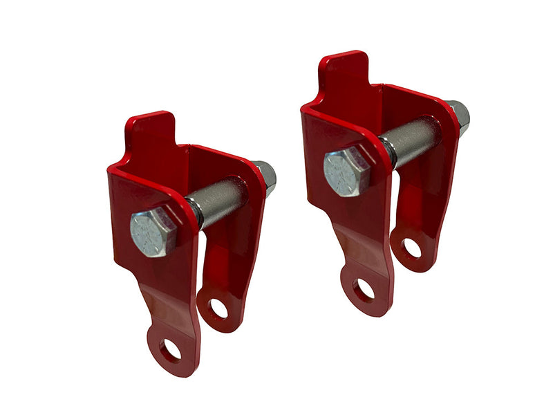 Suspension Engineering Rear Shock Extensions | 1999-2006 Silverado/Sierra 1500 (Red)