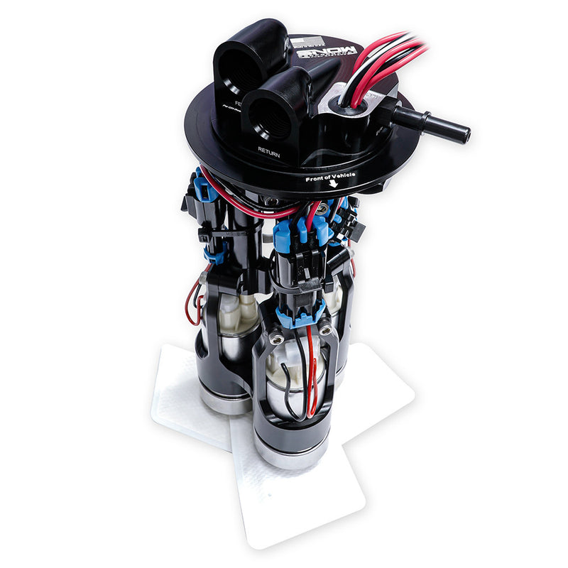 Snow multi-pump fuel hat for 1999-2002 Chevrolet Camaro and Pontiac Firebird
