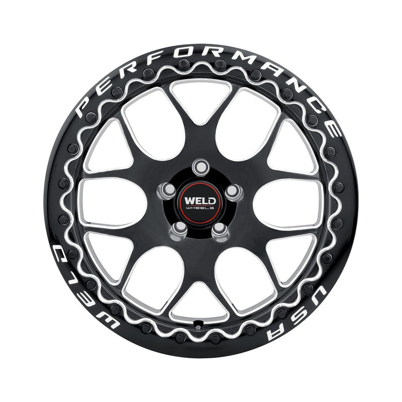 Weld S910 Solana Beadlock 20x10 6x135 ET38 BS 6.99 Gloss Black Wheel MIL Dia 87.1