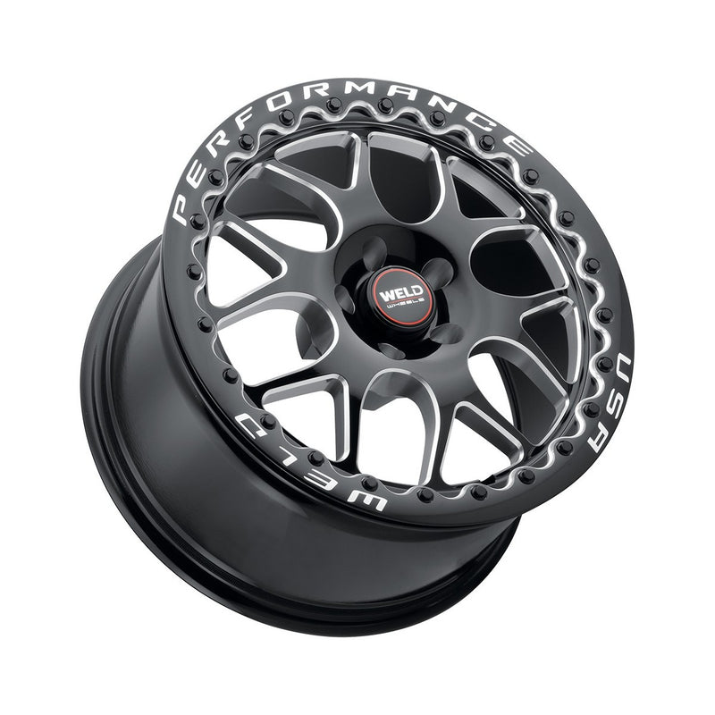 Weld S910 Solana Beadlock 20x10 6x135 ET38 BS 6.99 Gloss Black Wheel MIL Dia 87.1
