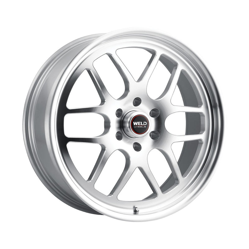 Weld Solana 20x9.5 / 5x120.65 /  ET0 / 5.25 BS / 78.1 Bore - Gloss Silver Machined Wheel