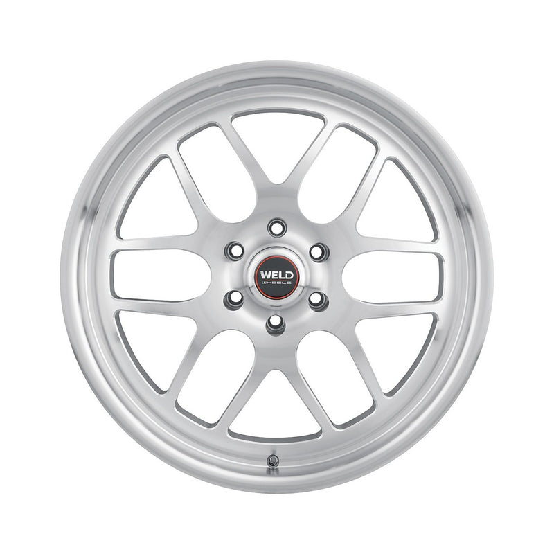 Weld Solana 20x9.5 / 5x120.65 /  ET0 / 5.25 BS / 78.1 Bore - Gloss Silver Machined Wheel