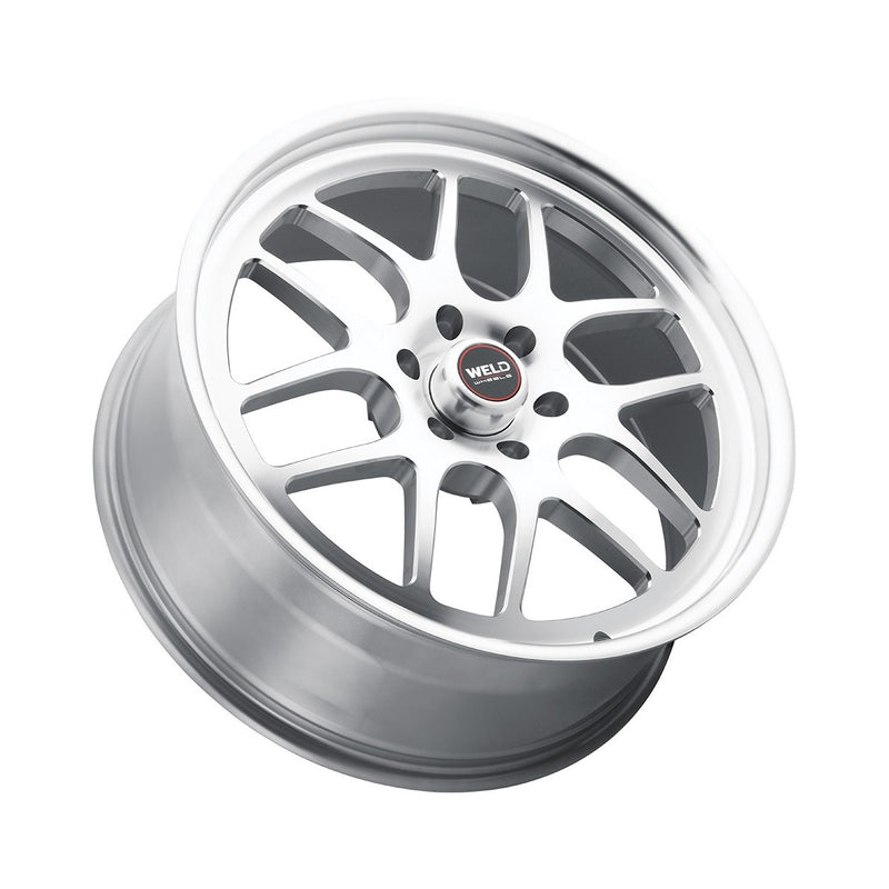 Weld Solana 20x9.5 / 5x120.65 /  ET0 / 5.25 BS / 78.1 Bore - Gloss Silver Machined Wheel