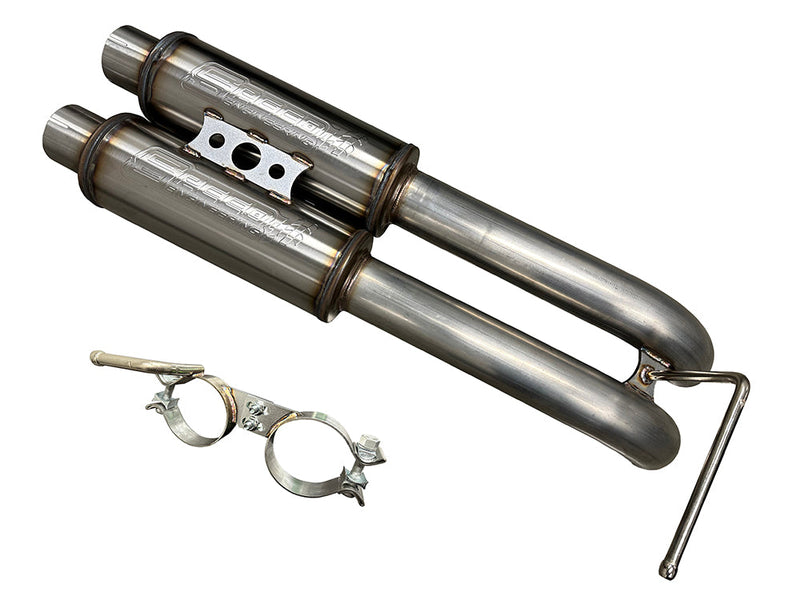 Speed Engineering 25-1007 Silverado and Sierra true-dual axle-exit muffler kit