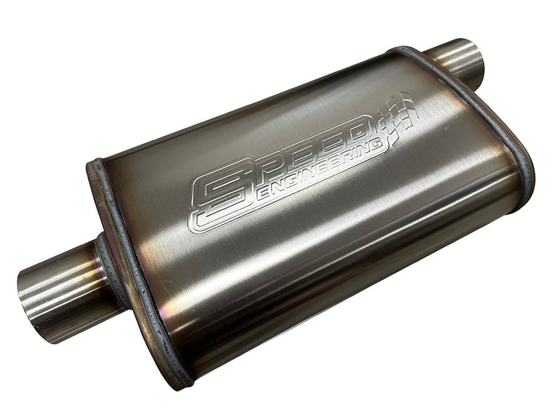 Speed Engineering 2.5" Street Series Muffler — Center/Offset