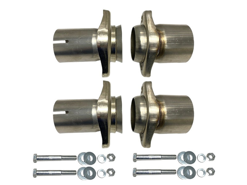 Speed Engineering Universal 3" to 2.5" Stainless Ball-Flange Collector Kit (Pair) - 25-1140