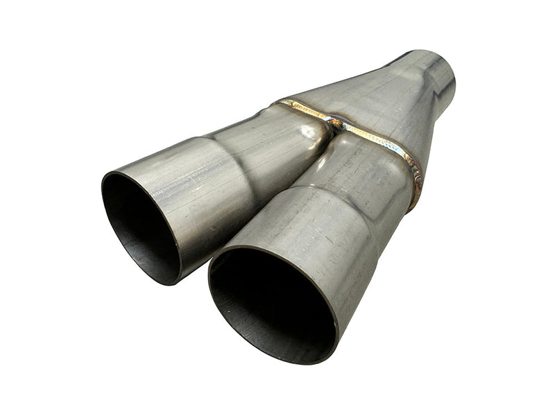 Speed Engineering Universal Y-Pipe (Dual 2.5" Inlets to 3" Outlet) Stainless - 25-1143