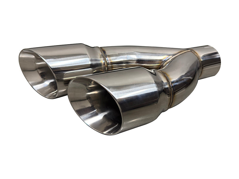 Speed Engineering Stainless 3" Dual Staggered Slant Exhaust Tips (16" Length)