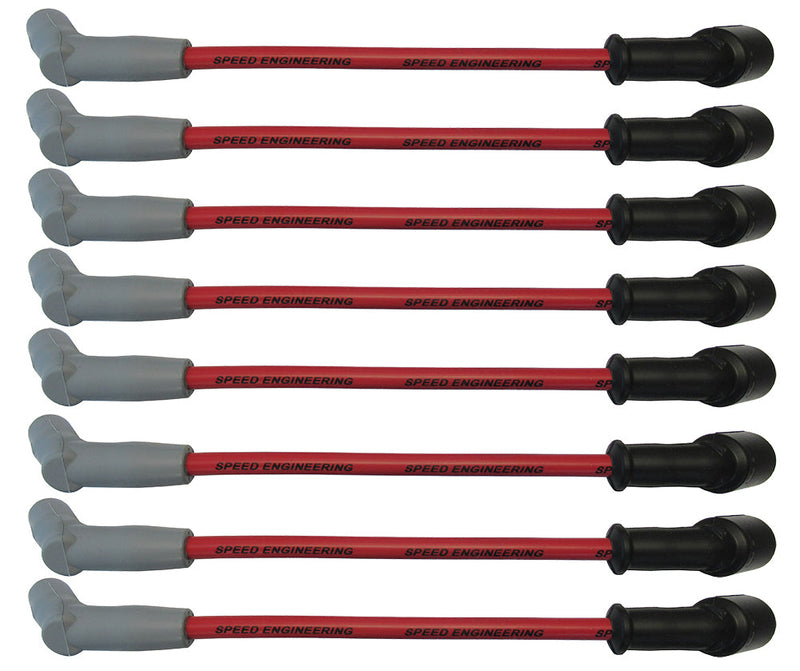 Speed Engineering C8 LT2 12-inch red spark plug wires 26-1002