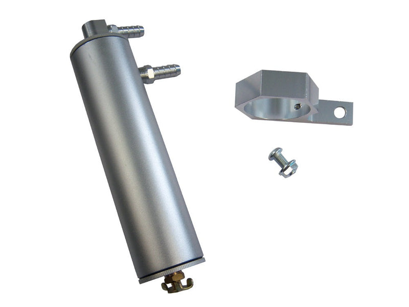 Speed Engineering 26-1040 silver universal oil catch can