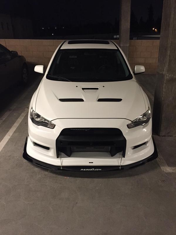 2008-2015 Mitubishi  Evo X Splitter (Varis Bumper)