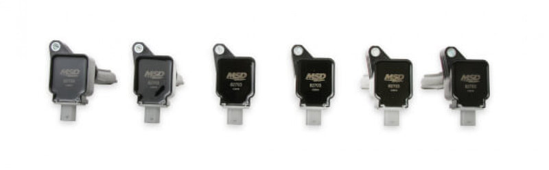 MSD Ignition Coil - Ford EcoBoost - 3.5L V6 - Black - 6-Pack