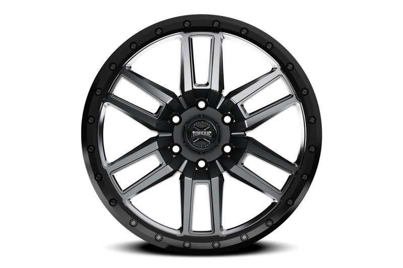 Torque Pritchett | Anthracite w/Black Lip | 20x9 | 6x5.5 | -12mm