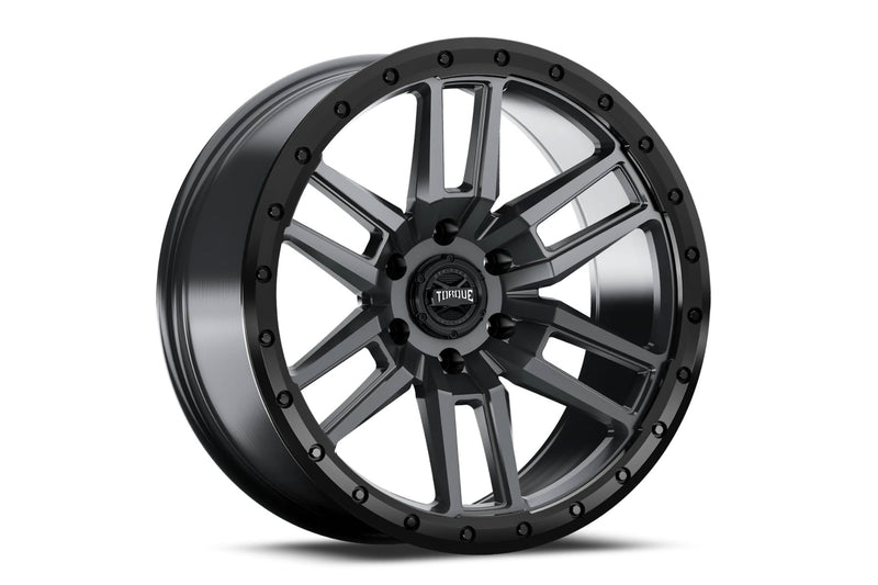 Torque Pritchett | Anthracite w/Black Lip | 20x9 | 6x5.5 | -12mm