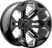 Torque Pulse | Gloss Black | 20x9 | 6x5.5 | -12mm
