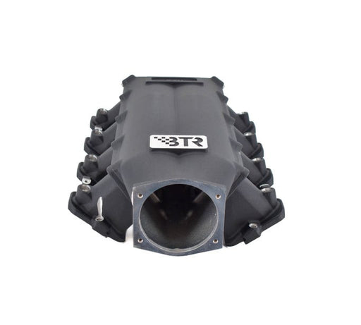 BTR LS Trinity intake reference photo; exact manifold and rail kit depend on selected package