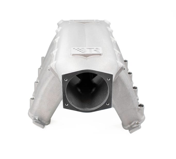 BTR Trinity natural Gen V truck intake with P1 plenum and injector ports — TRA-LTTK-INJ-P1; representative manufacturer image