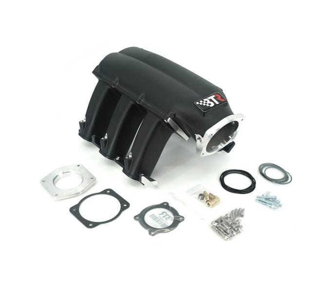 BTR Trinity LV1/LV3 4.3L V6 Long Runner Intake Manifold - Black with Injector Holes