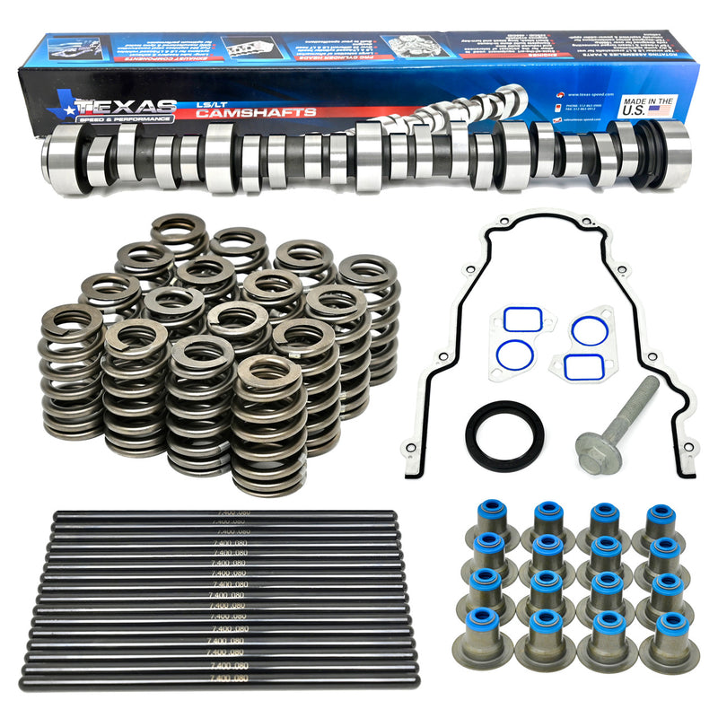 Texas Speed low-lift LS camshaft package with camshaft and valve springs