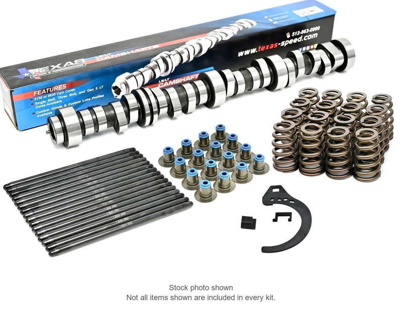 TSP 2014-2025 GM Truck/SUV 5.3L LT Low-Lift Camshaft Package — Stock photo shown. Not all items shown are included in every kit.