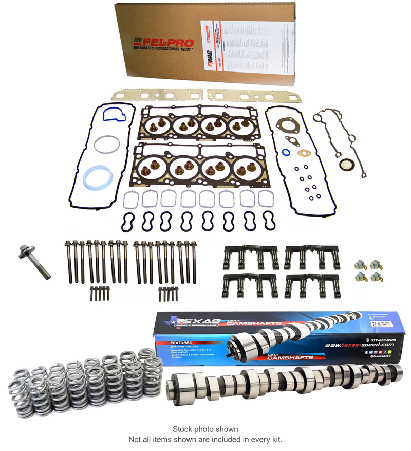 TSP 2014-2026 Ram 2500/3500 6.4L HEMI Truck Camshaft Package — Stock photo shown. Not all items shown are included in every kit.