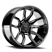 Torque Impact | Gloss Black w/Milled Accents | 20x9 | 6x135 | -12mm