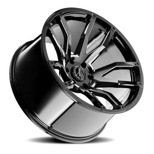 Torque Impact | Gloss Black w/Milled Accents | 20x9 | 6x5.5 | -12mm