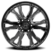 Torque Prime | Gloss Black w/Milled Accent | 20x9 | 6x5.5 | -12mm