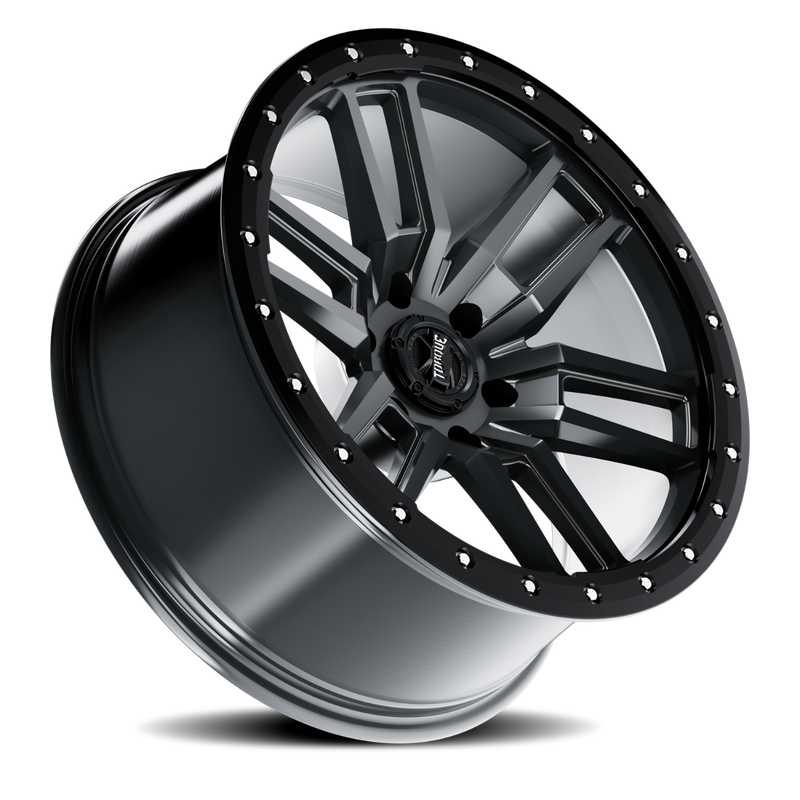 Torque Pritchett | Anthracite w/Black Lip | 18x9 | 6x5.5 | -12mm