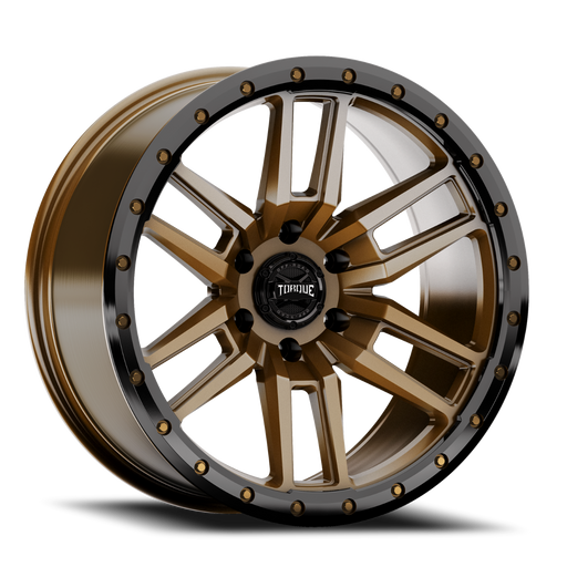 Torque Pritchett | Bronze w/Black Lip | 18x9 | 6x5.5 | -12mm