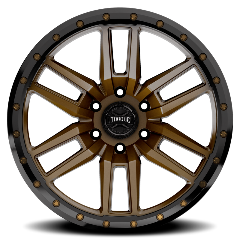 Torque Pritchett | Bronze w/Black Lip | 20x9 | 6x135 | -12mm