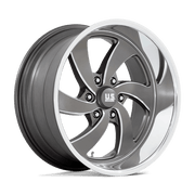 US Mags U133 20x9.5 6X5.5 Anthracite with Milled Diamond-Cut Lip wheel - view 2