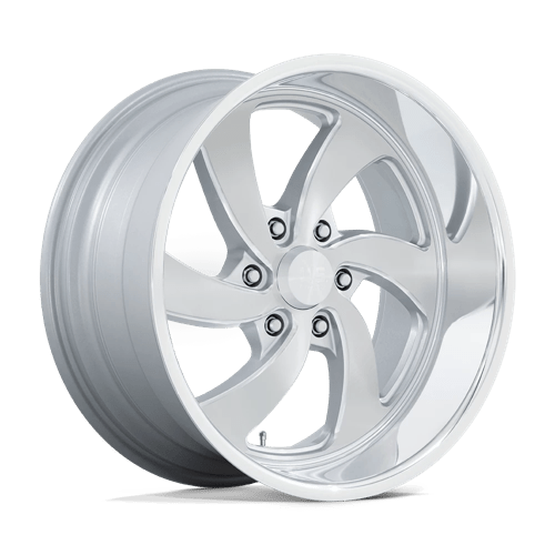 US Mags U134 20x9.5 6X5.5 Silver Brushed with Milled Diamond-Cut Lip wheel - view 2