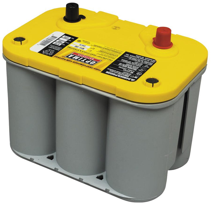 Battery, Yellow Top, 12 V, Deep Cycle, 750 Cold Cranking Amps, Top/Side Post, BCI Group 34/78