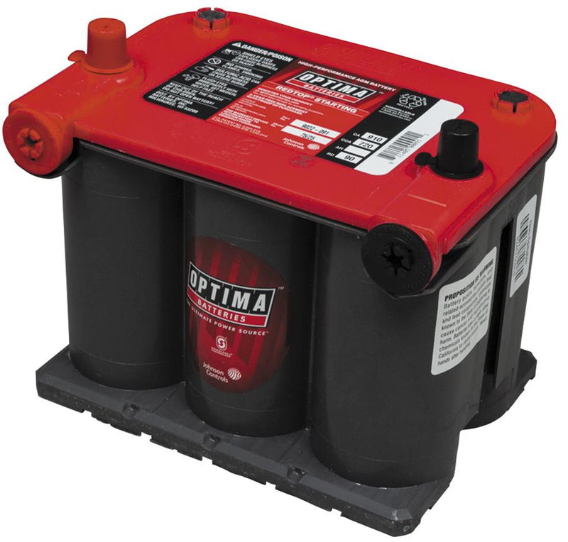 Battery, Red Top, 12 V, Starting, 720 Cold Cranking Amps, Top/Side Post, BCI Group 75/25
