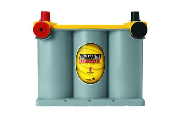 Battery, Yellow Top, 12 V, Deep Cycle, Starting, 650 Cold Cranking Amps, Top/Side Post, BCI Group D75/25,