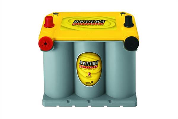Battery, Yellow Top, 12 V, Deep Cycle, Starting, 650 Cold Cranking Amps, Top/Side Post, BCI Group D75/25,