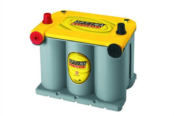 Battery, Yellow Top, 12 V, Deep Cycle, Starting, 650 Cold Cranking Amps, Top/Side Post, BCI Group D75/25,