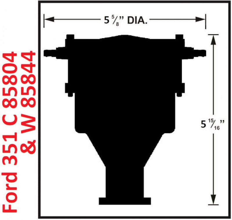 Ford 351W Crab Cap Distributor
