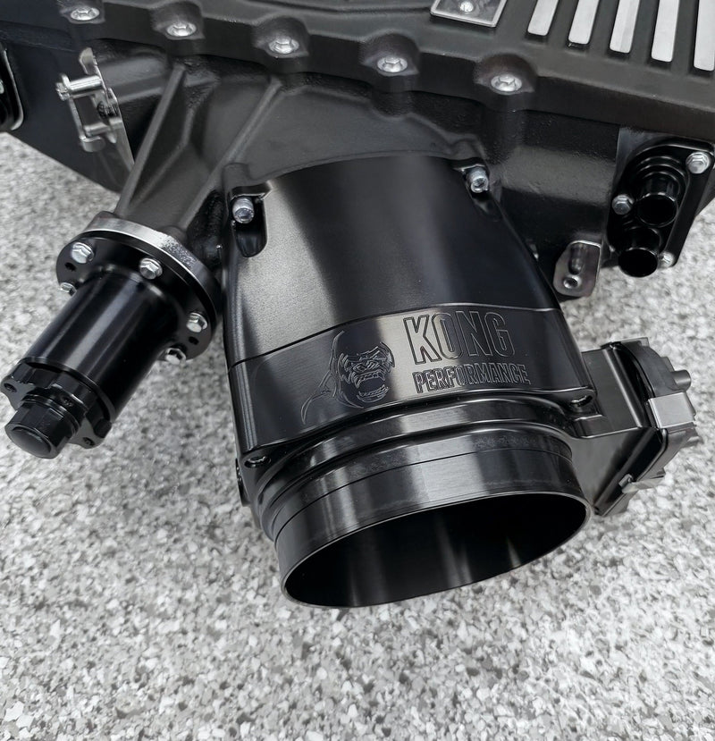 Kong Extreme Race Throttle Body & Billet Snout Upgrade for Magnuson LT4 2650 (138 x 120mm)