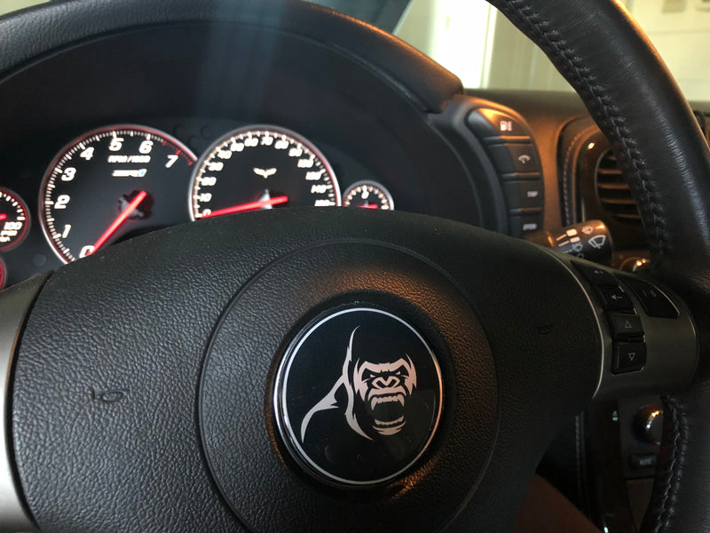 Kong Performance C6 Steering wheel gel dome decal